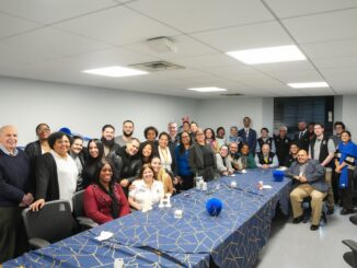 Adriana with her team at the Bronx Borough President